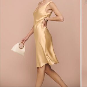 Reformation Lila Silk Dress